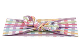 Plaid head wrap for little girls from By Bella Boutique.